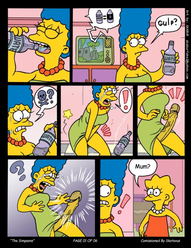 Сиськи Мардж Симпсон Порно Комикс