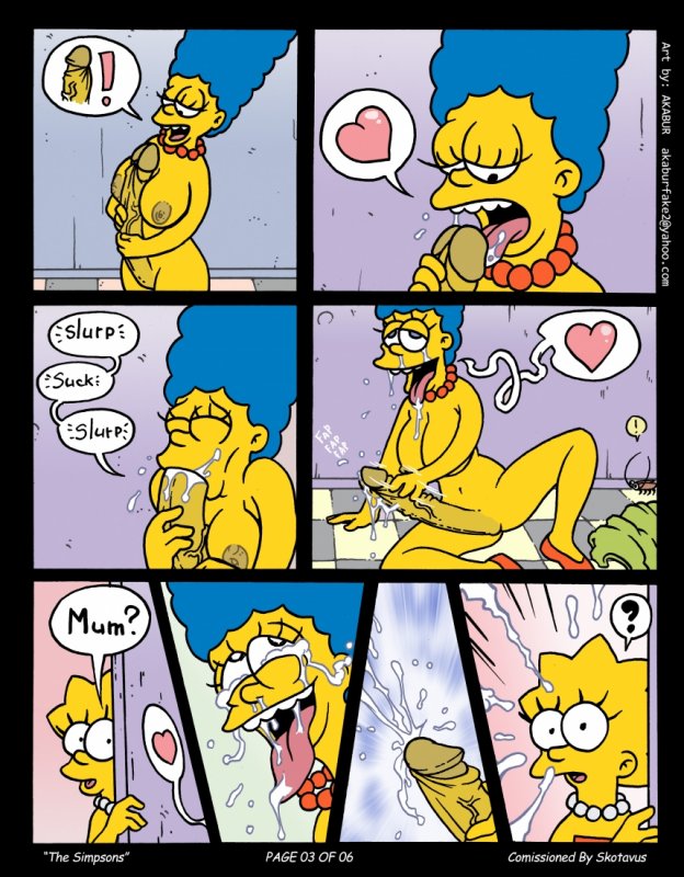 Порно Комиксы Футанари Симпсоны